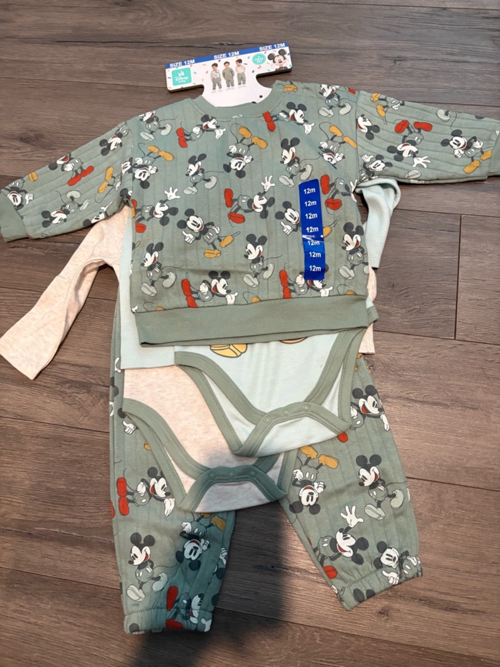 Baby Mickey Mouse  4PC Set Size 12M